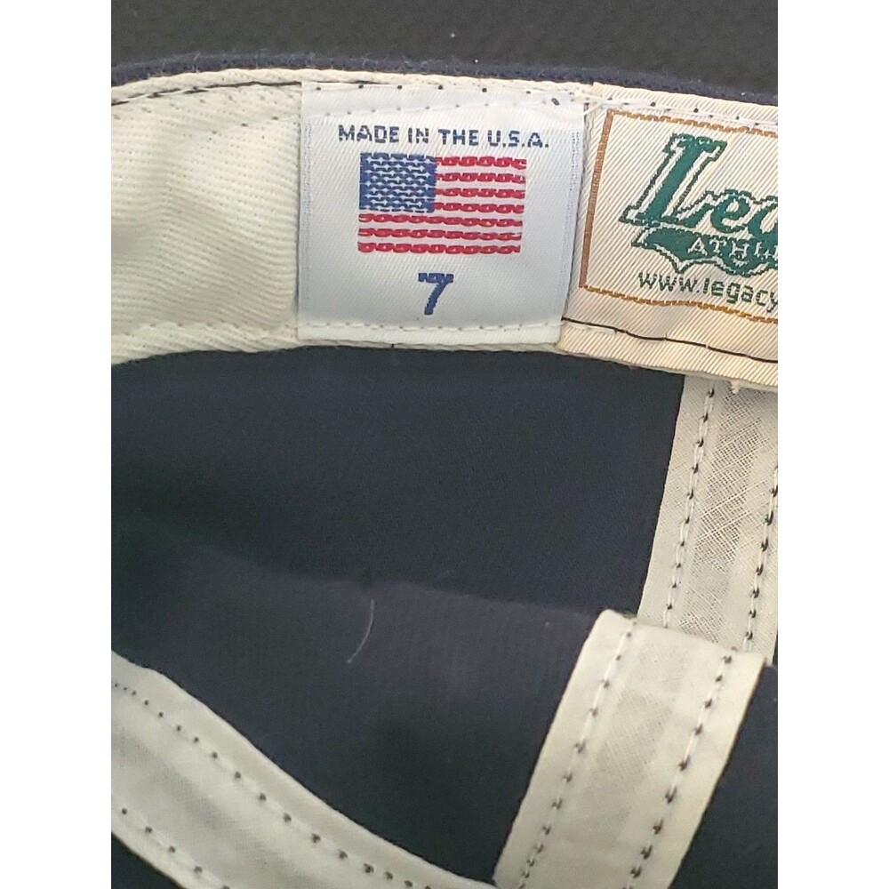Vtg Michigan Wolverines Hat Fitted Legacy Cap 7 Baseball USA NCAA FOOTBALL M - Picture 5 of 5